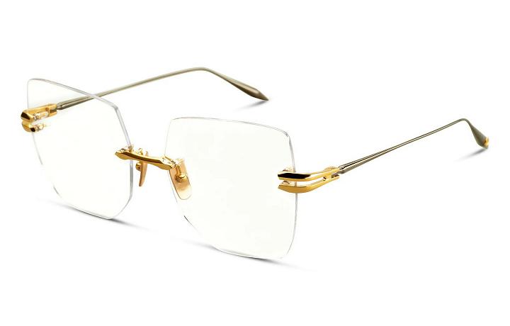 Dita Women's Embra Glasses Yellow Gold LNW023798 USA